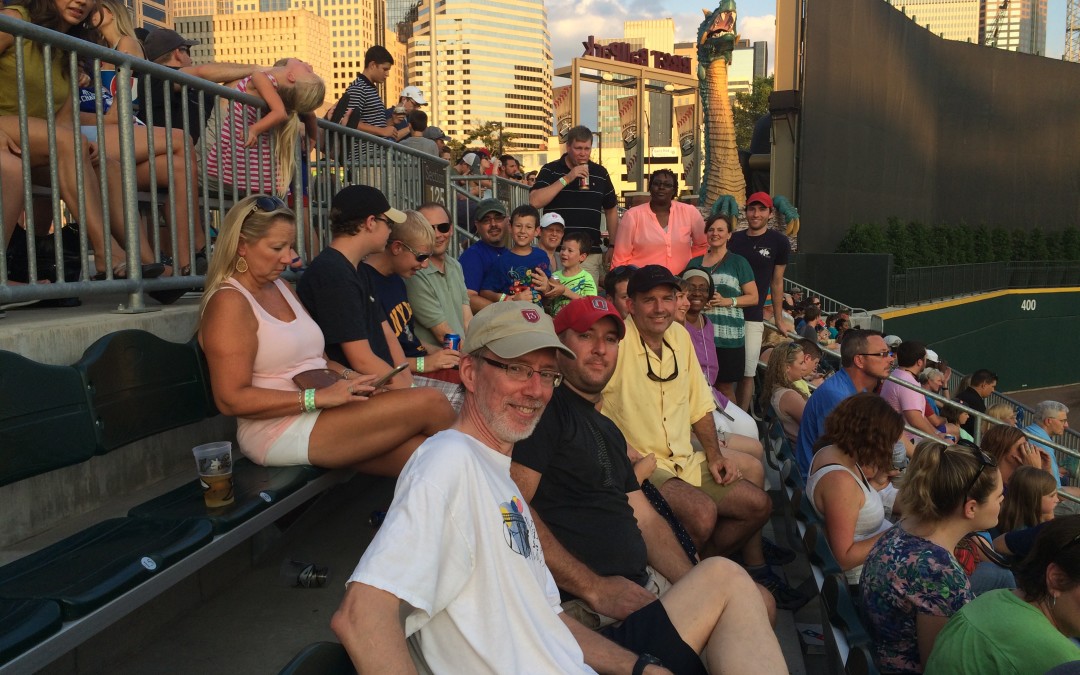 Landworks Staff and Family enjoy a Night of Knights Baseball