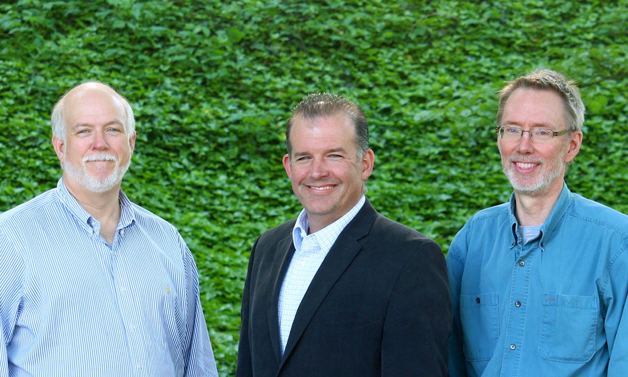 Landworks Design Group Principals: Steve Wilson, PE, Matt Langston PLA and Tom McCrory, PLA